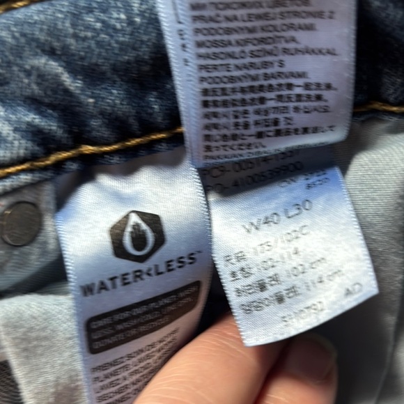 Levi's Blue Straight-Leg Jeans Classic Style - Picture 5 of 5